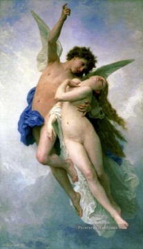 Psyché et LAmour William Adolphe Bouguereau Nu Peinture à l'huile